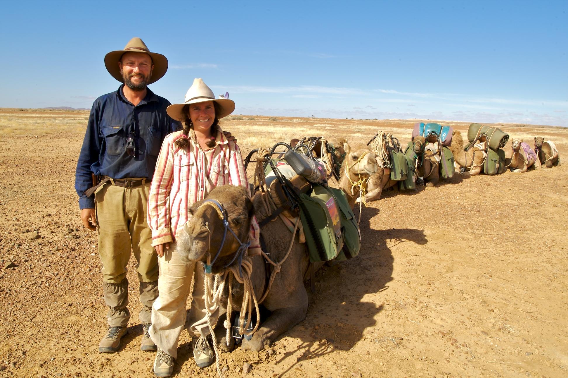 Central desert camel rides
